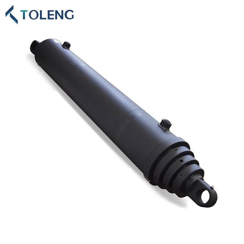 Cylindre hydraulique télescopique pour camion à benne